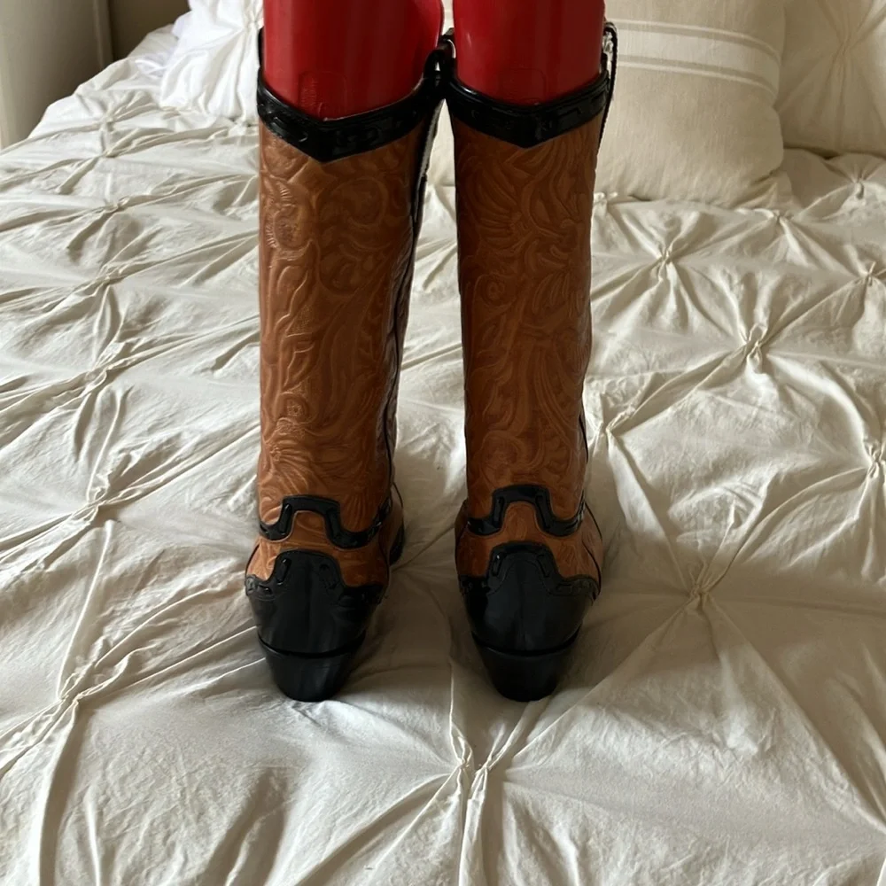 Donald J. Pliner cowboy boots size 38 - Picture 4 of 6